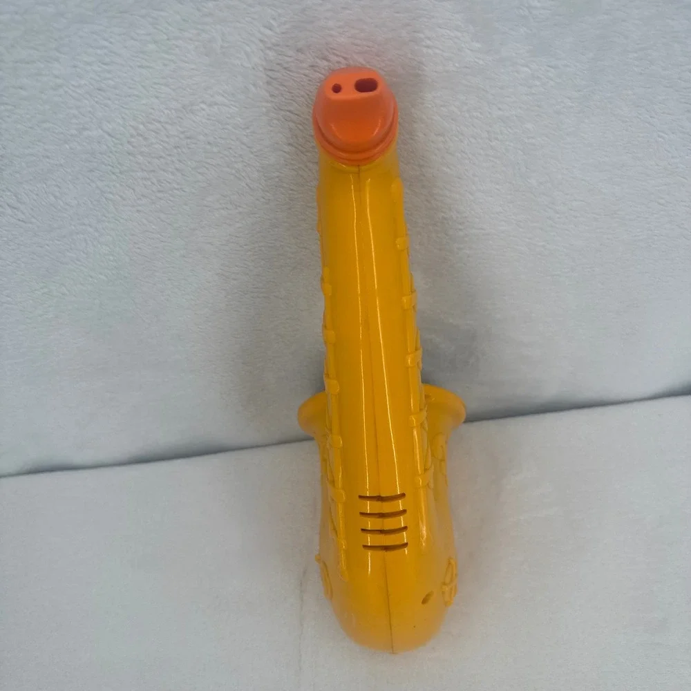 Fisher-Price Bubble Blowing Saxophone Vintage Musical Instrument Bubble Toy 1990